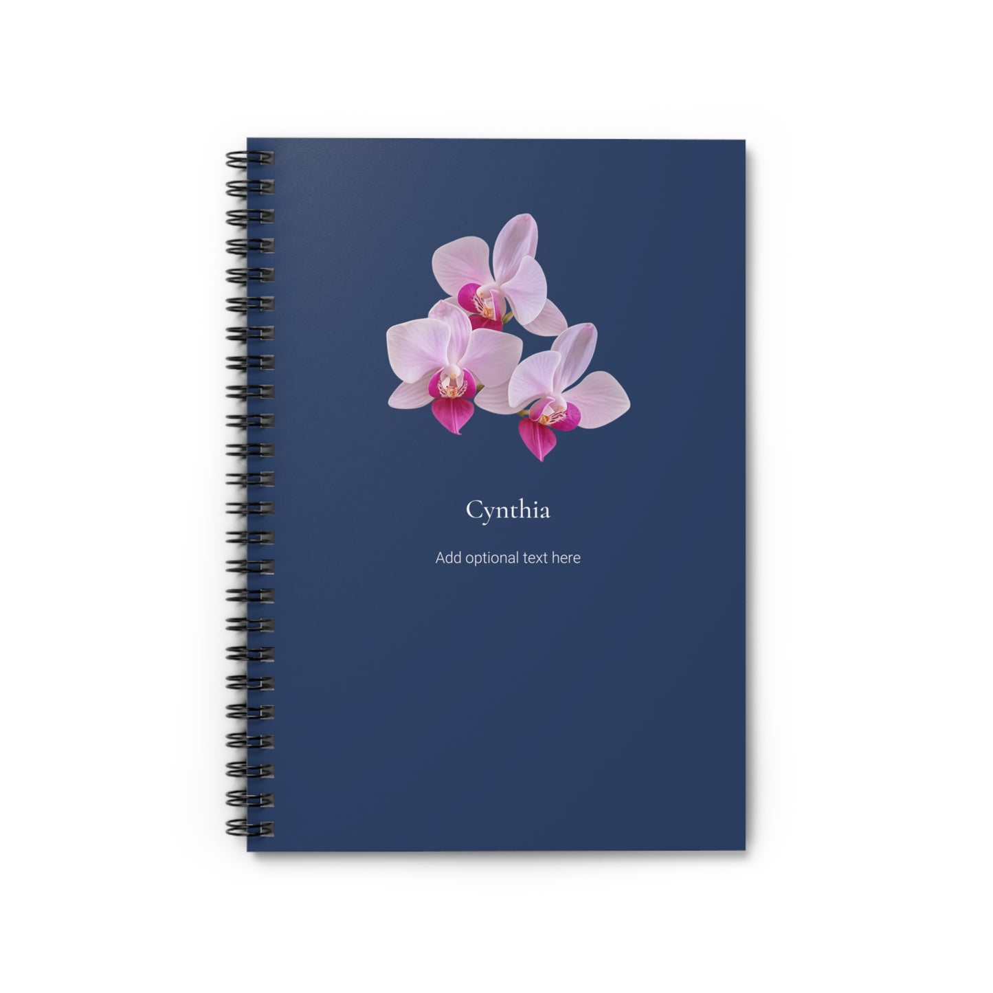 Personalized Hawaiian Flower Spiral Notebook