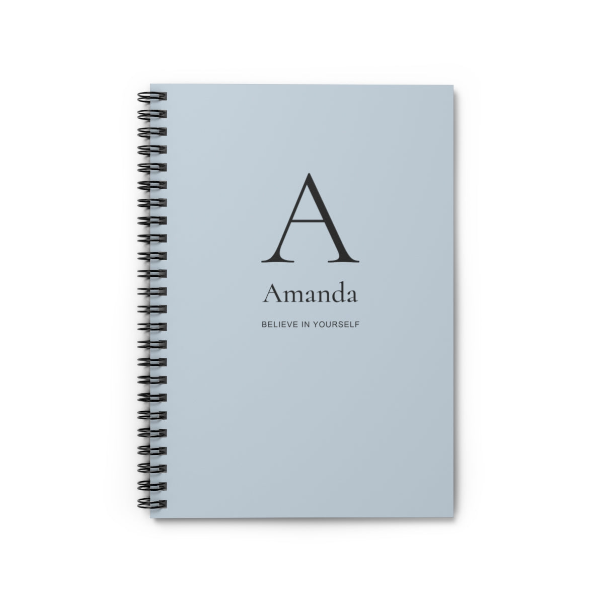 Personalized Spiral Notebook
