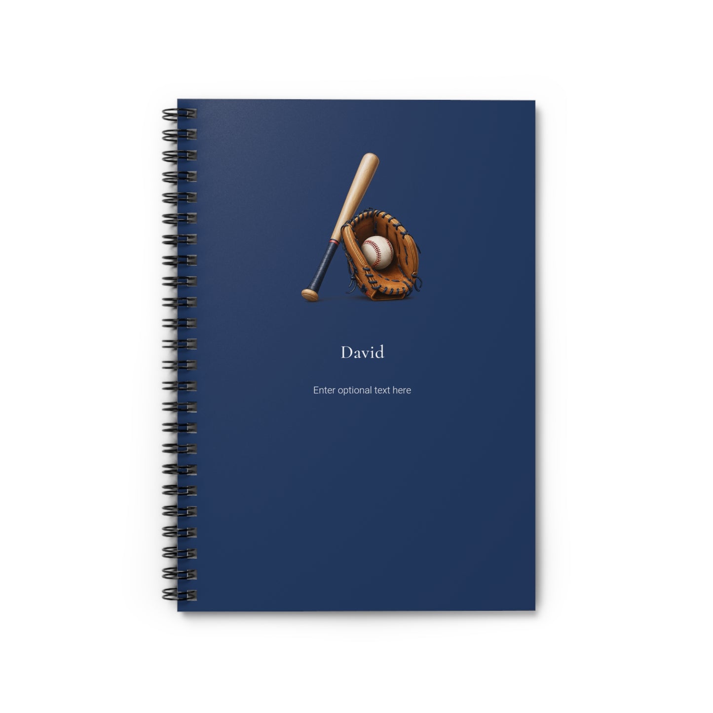 Personalized Sports Spiral Notebook