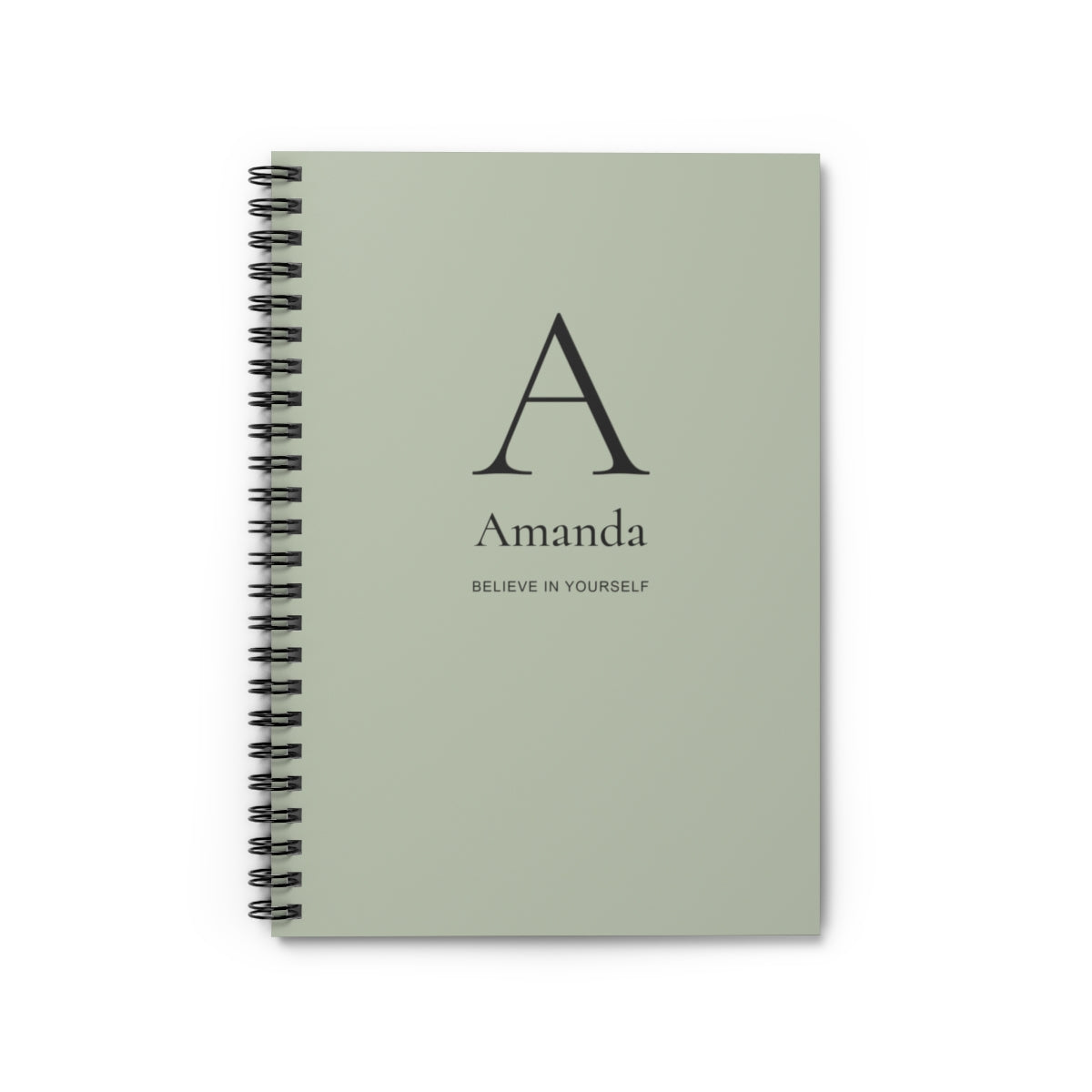 Personalized Spiral Notebook