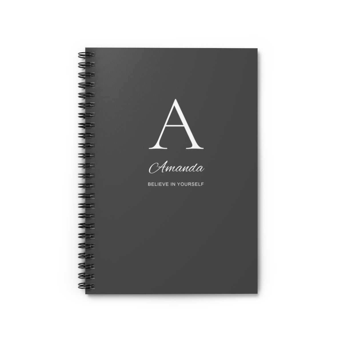 Personalized Spiral Notebook
