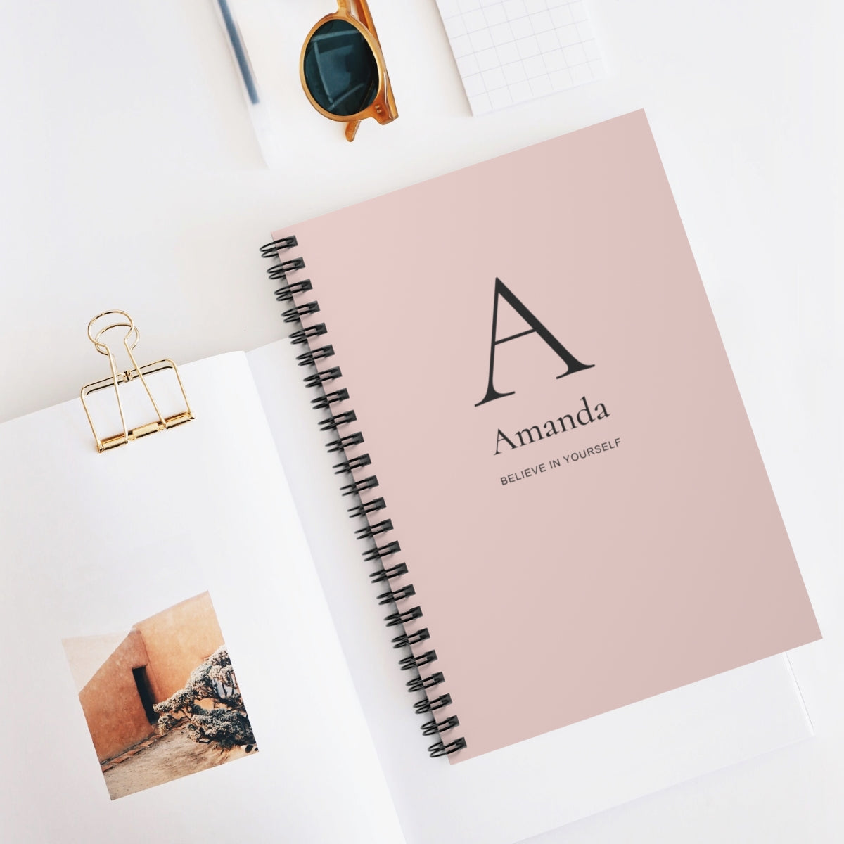 Personalized Spiral Notebook