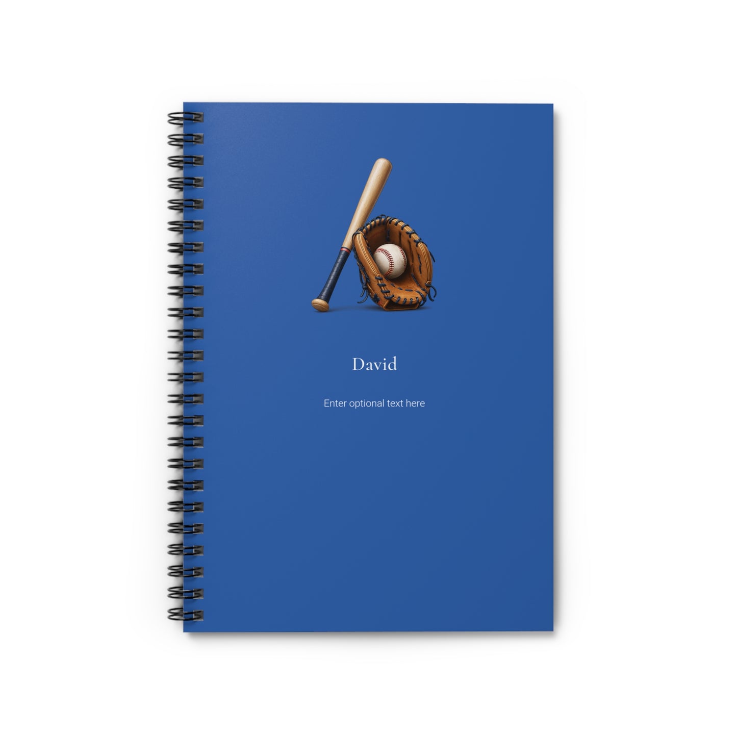 Personalized Sports Spiral Notebook