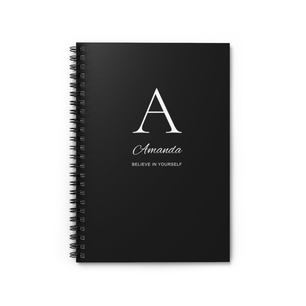 Personalized Spiral Notebook