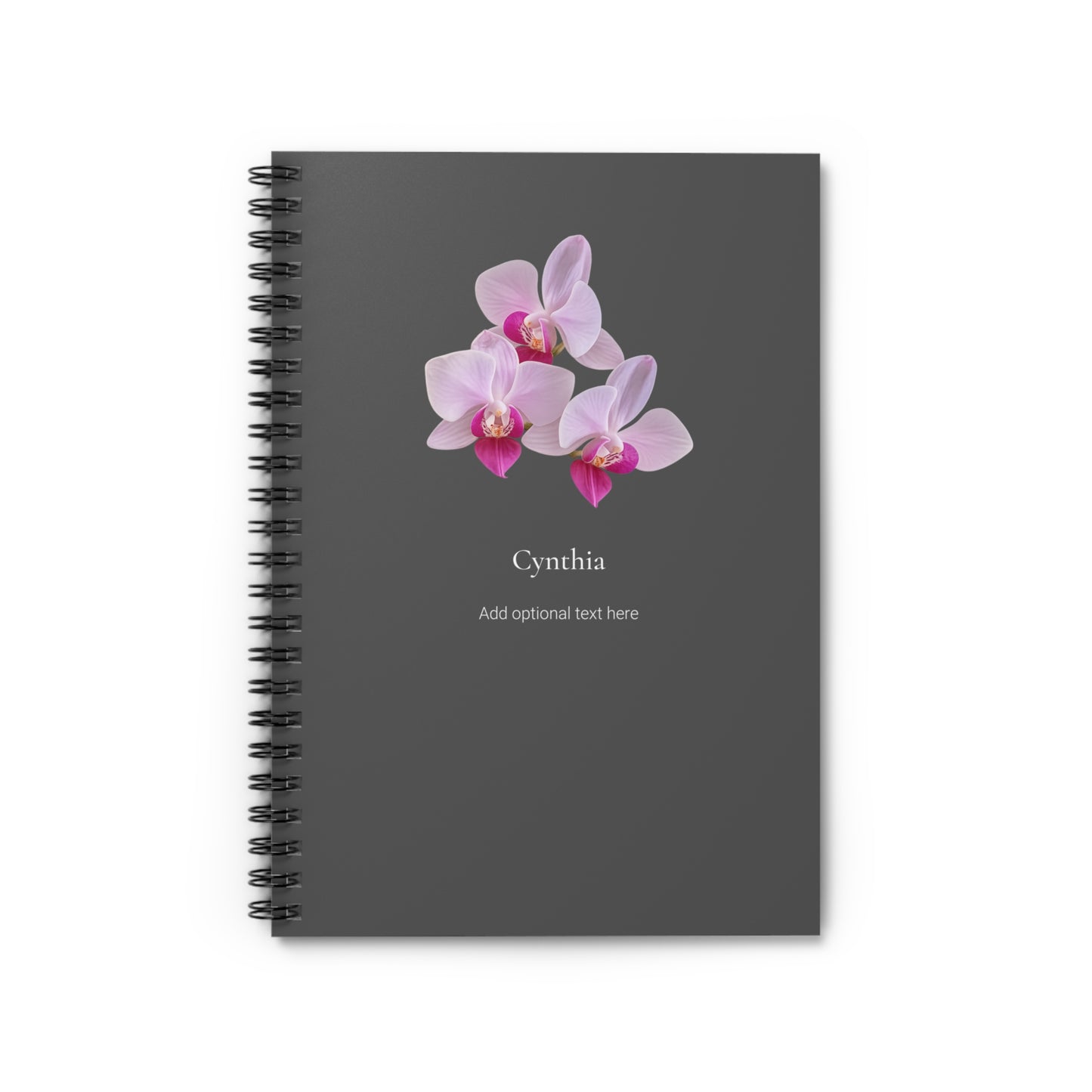 Personalized Hawaiian Flower Spiral Notebook